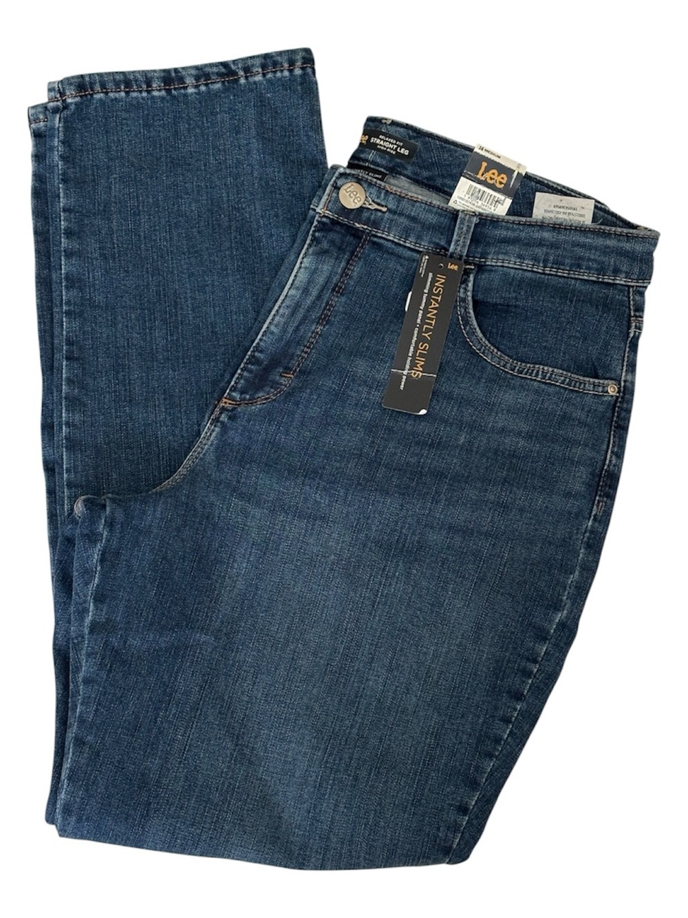 LEE RELAXED Fit Straight Leg Jeans Size 16 *NEW*